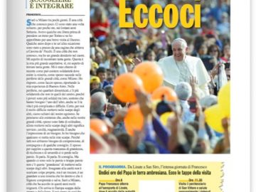 “Benvenuto Francesco”: leggi qui il secondo numero del giornale sulla visita del Papa
