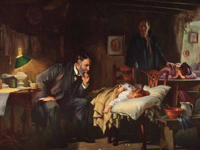 THE DOCTOR, VIBRANT HOMMAGE DU PÈRE VEILLANT SON FILS, LUKE FILDES