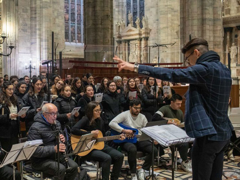 In Duomo il popolo degli oratori, 26 gennaio 2024 (Ag. Fotogramma)