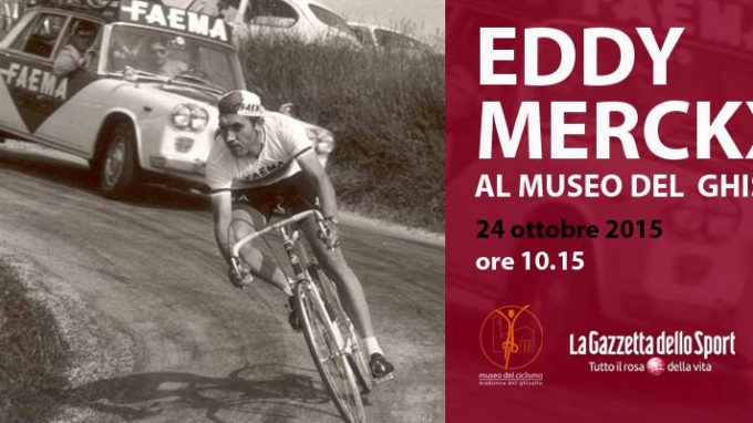 Eddy Merckx al Museo del Ghisallo