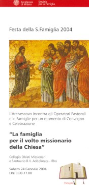 Il CONVEGNO DIOCESANO delle FAMIGLIE PUÒ e DEVE CONTINUARE