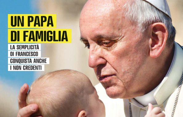 “Famiglia Cristiana”: <br>nuova grafica e nuovo logo<br> per seguire la “nuova” Chiesa <br>di Papa Francesco