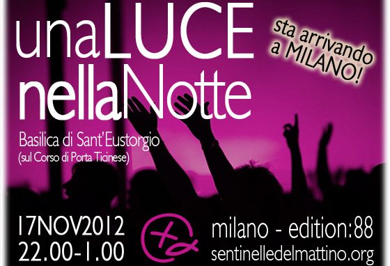 17 novembre – “Una luce nella notte”<br>a Sant’Eustorgio