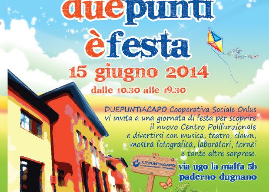 15 giugno: Duepuntiacapo <br>festeggia i suoi 25 anni