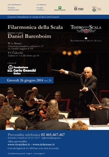 Il 26 Barenboim direttore e solista<br>al piano per la Don Gnocchi