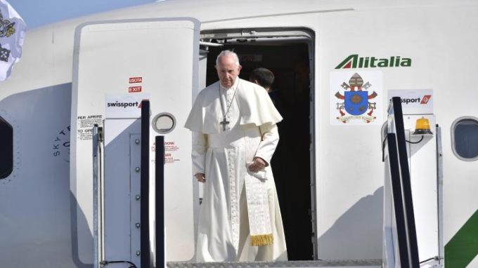 Il trasporto aereo incontra il Papa