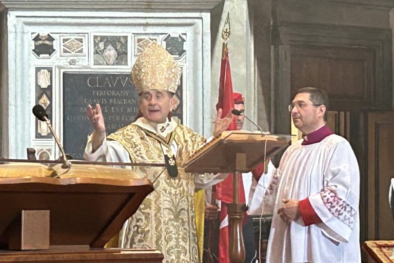 L'arcivescovo Mario Delpini alla celebrazione per il Sovrano Militare Ordine di Malta di Lombardia  
