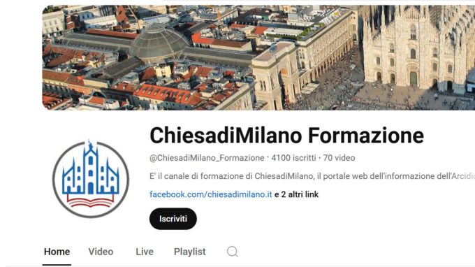 Un canale YouTube della Diocesi tutto dedicato alla formazione